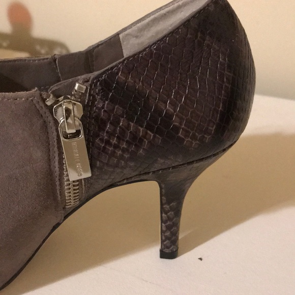 Michael Kors  Suede Snakeskin Print Booties - Picture 4 of 8